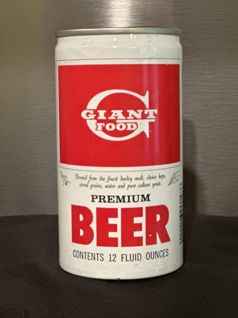 Giant Food Beer Can