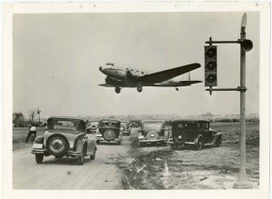 Low Flying Plane at Hoover Field